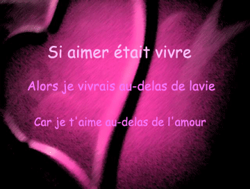 ouiiiii l'amour waw
